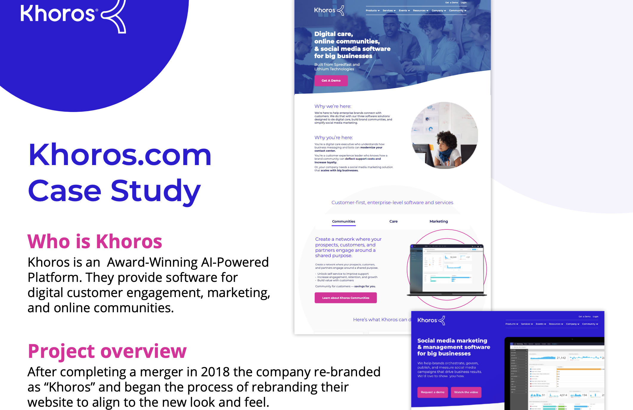 Khoros — Website Redesign