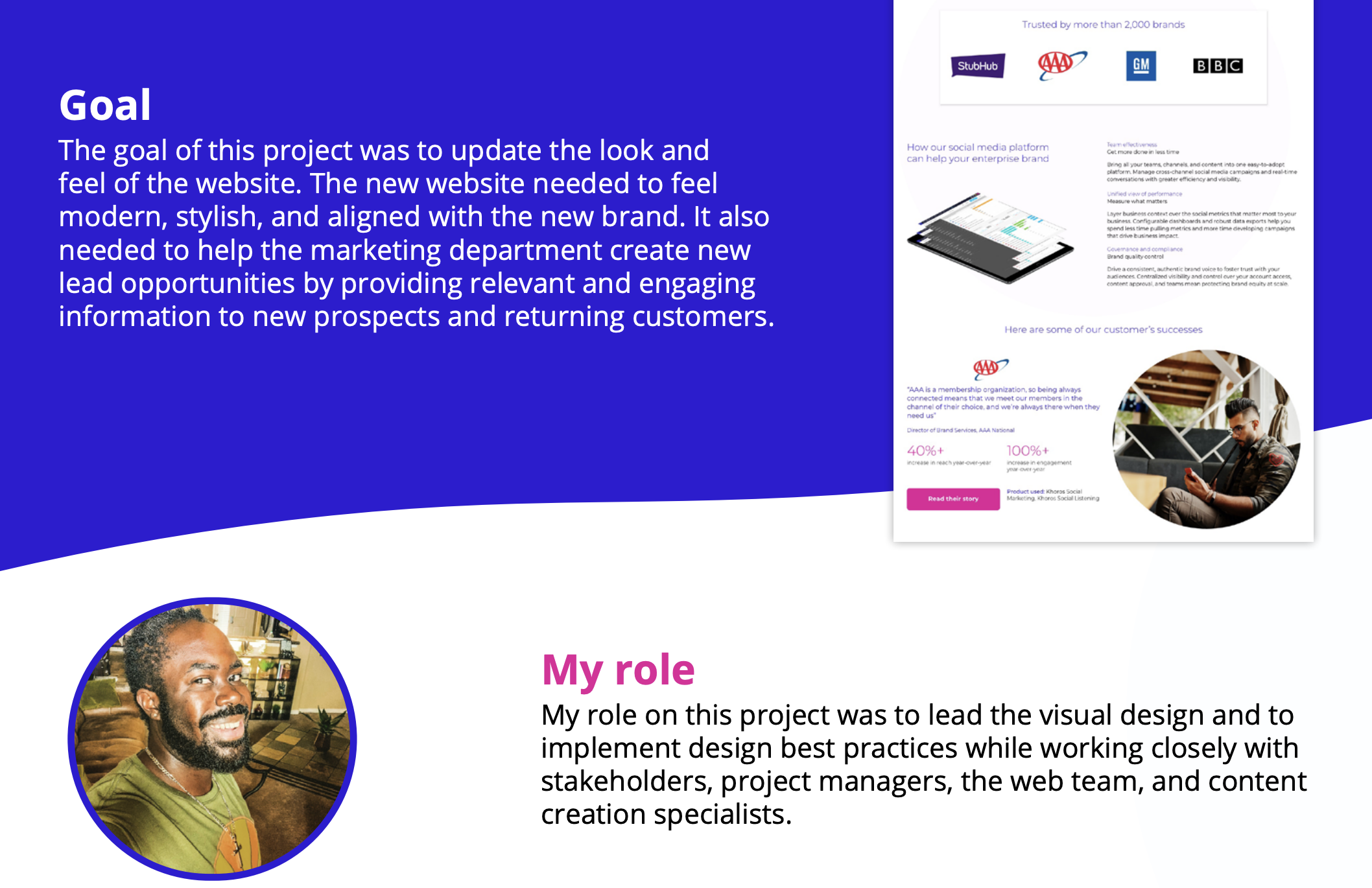 Homepage Design